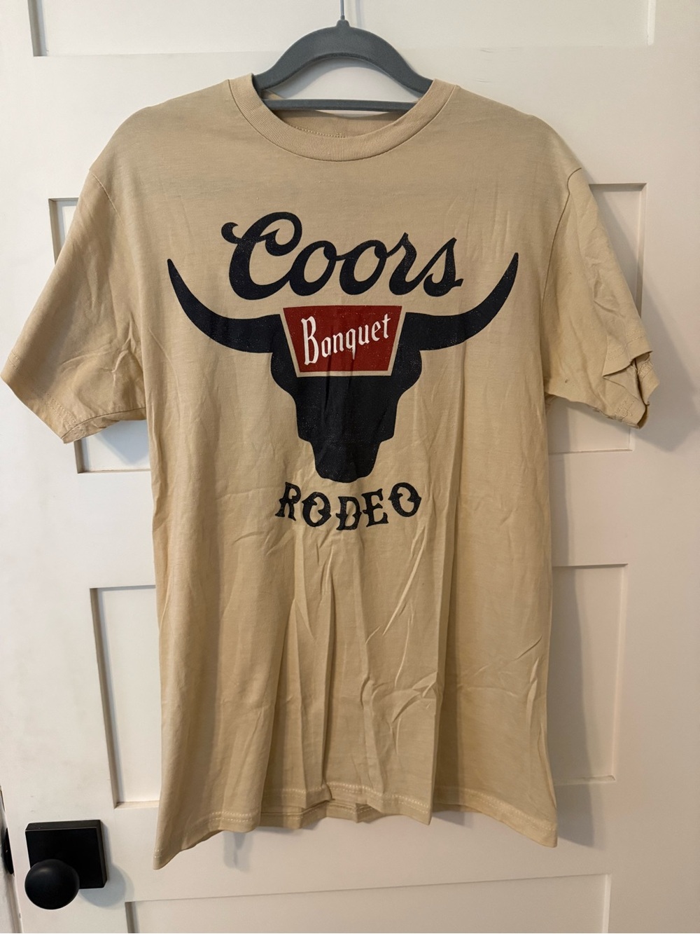 Target Coors Rodeo Graphic Tee - Beige with Black and Red Print